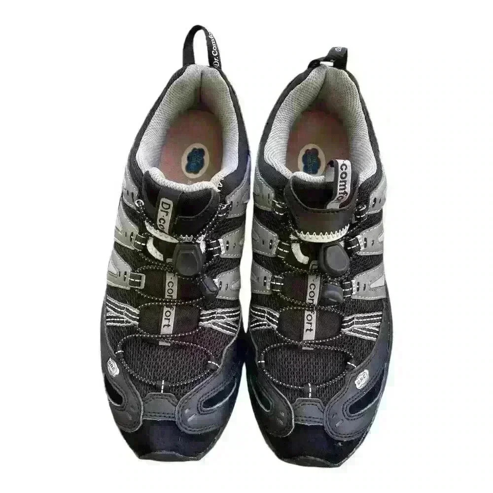 Dr. Comfort Men's Athletic Sneakers Gray Everyday Shoes U.S. 10 1/2 medium